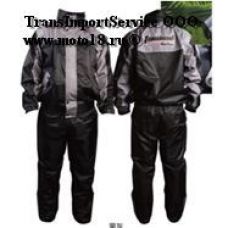 Дождевик мото TANKED TRC20 (штаны+куртка), в мешочке, материал 190T POLY TAFFETA, серый, размер XXL