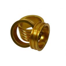 Кольцо проставочное NECO 1-1/8"х20мм золотое, шлифованное, алюминий