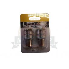 Лампа светодиодная (13 диодов) LED цоколь 1156-P21W Super-Flux 1.3Вт 12v,белая габариты ,задние фон