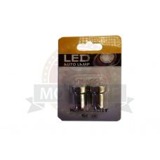 Лампа светодиодная (4 диода)LED цоколь 1156- 4WHP 12 V BA15s-4W 1-конт с цоколем напр. яркая белая