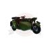 Модель мотоцикла военного с коляской, типа BMW/MZ/УРАЛ, 29х22х16 см