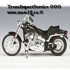 Модель мотоцикла Чоппер В14 (черный с хромированными элементами) 1:18