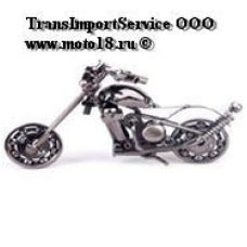 Модель мотоцикла хендмейд, М38, сделан из деталей машин/метизов, покрытие медь/искуств.старение