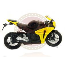 Модель мотоцикла Стрит-файтер (черный с желтыми элементами) 1:12 CBR1000RR Honda (2183)