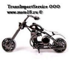 Модель мотоцикла хендмейд, М36, сделан из деталей машин/метизов, покрытие медь/искуств.старение