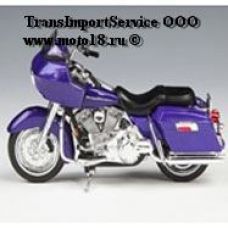 Модель мотоцикла Круизер В13 (фиолетовый с хромированными элементами и черным сиденьем) 1:18
