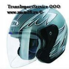 Шлем открытый YM-603 "YAMAPA" колобок" с забралом, размер L
