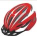 Шлем вело CIGNA WT-007, размер M/L (57-62 cm) (бело-синий с черными полосками, с козырьком)
