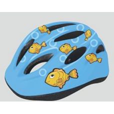 Шлем вело детский CIGNA WT-021, размер M (синий, рисунок рыбка)