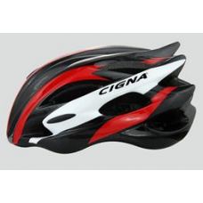 Шлем вело CIGNA WT-066, размер M/L (57-62 cm) (черно-бело-красный)