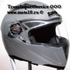 Шлем TRANSFORMER "Safelead" LX-118 (COBRA) Белый, с встр. очками солнцезащитными