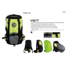 Рюкзак мотоциклиста/велосипедиста SCOYCO MB 17 черный с зеленым