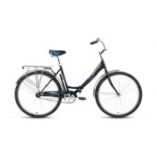 Велосипед 26" FORWARD SEVILLA 1.0 (складной,1ск,рама 18,5"сталь, торм.ножной) черный матовый