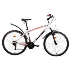 Велосипед 26" FORWARD ALTAIR MTB HT 1.0 Lady (18ск, рама 17"сталь,пласт.крылья) белый