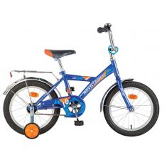 Велосипед 12" NOVATRACK TWIST (1-ск, тормоз нож.,крылья цвет,багажник хр) 117055 синий