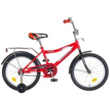 Велосипед 18" NOVATRAСK СOSMIC (Х50281-К) (1ск, рама сталь,тормоз ножной, багаж.зв.) красный