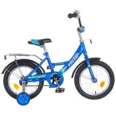 Велосипед 14" NOVATRACK VECTOR (Х44859-К) (1ск,рама сталь,тормоз нож,крыл.и баг.хром) синий
