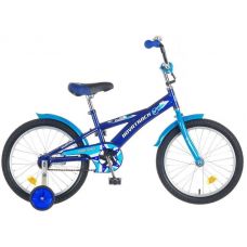 Велосипед 18'' NOVATRACK DELFI.16 (Х44125-1К) (1ск,торм.нож.,защита А-тип, корот.крылья) синий/голуб