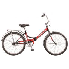 Велосипед 24'' STELS PILOT-710 (складной,1ск,рама сталь,зад.нож.торм,ал обода,баг,зв,насос)