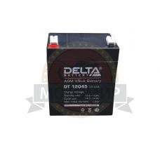 Аккумулятор герметичный 12В 4,5А/ч. Delta DT12045 AGM (2х12Вдля электросамоката 24В)70х47х105