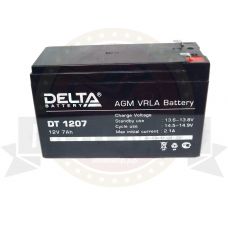 Аккумулятор герметичный 6В 7А/ч AGM ( Delta DTM 607) для электро машинок (151*34*100)