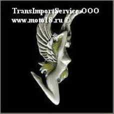 Значок "Белокурая богиня" (эротичная девушка с крыльями, в профиль), США